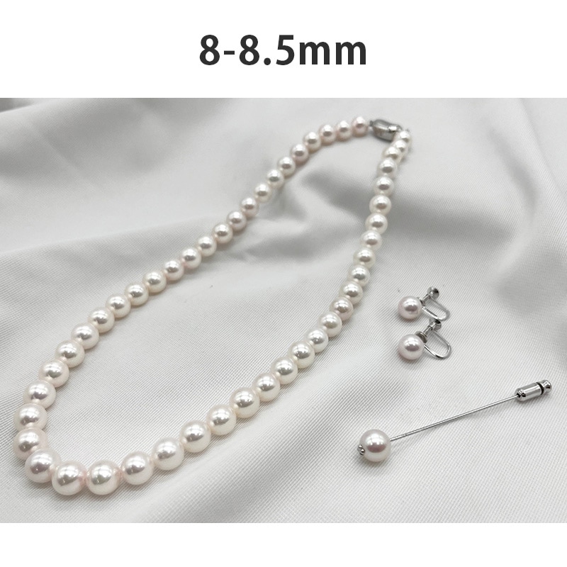花珠あこや 真珠ネックレス 特別セット（8-8.5mm／7-7.5mm