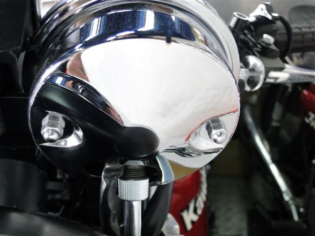 Z400FX メーターカバー下側用取付ナット(クロームメッキ)4個セット