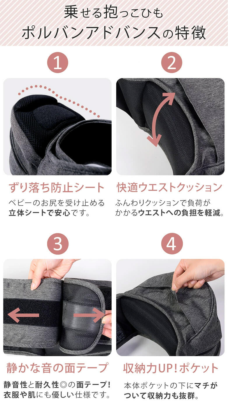 ポルバン POLBAN シングルショルダーセット アドバンス デニムブラック