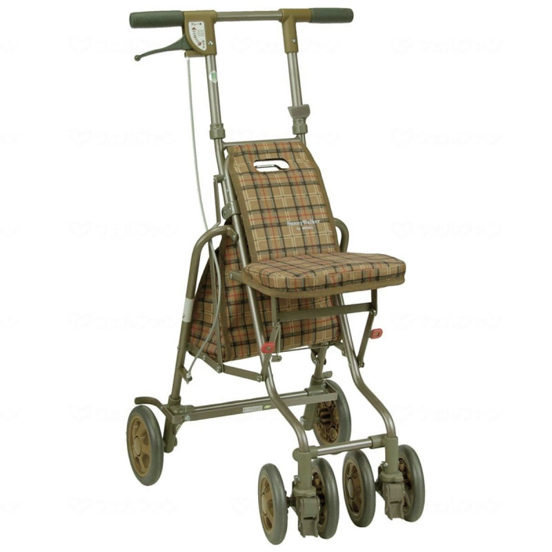 テイコブ ナノンDX ワインレッド ｜ シルバーカー・歩行器,シルバー