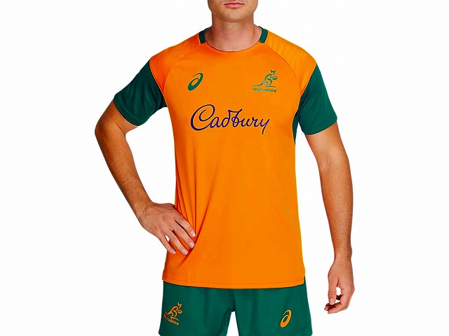 ASICS アシックス ワラビーズ マッチデイ Tシャツ 22 ラグビー