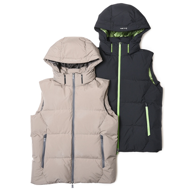 新品タグ付き　Herno オリーブグリーン ダウンベスト ヘルノ / HERNO / 軽量 超マットナイロン ダウン ベスト / ダウン