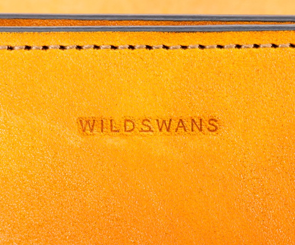 WILDSWANS ワイルドスワンズ ノベルティ オレンジレザーうちわ