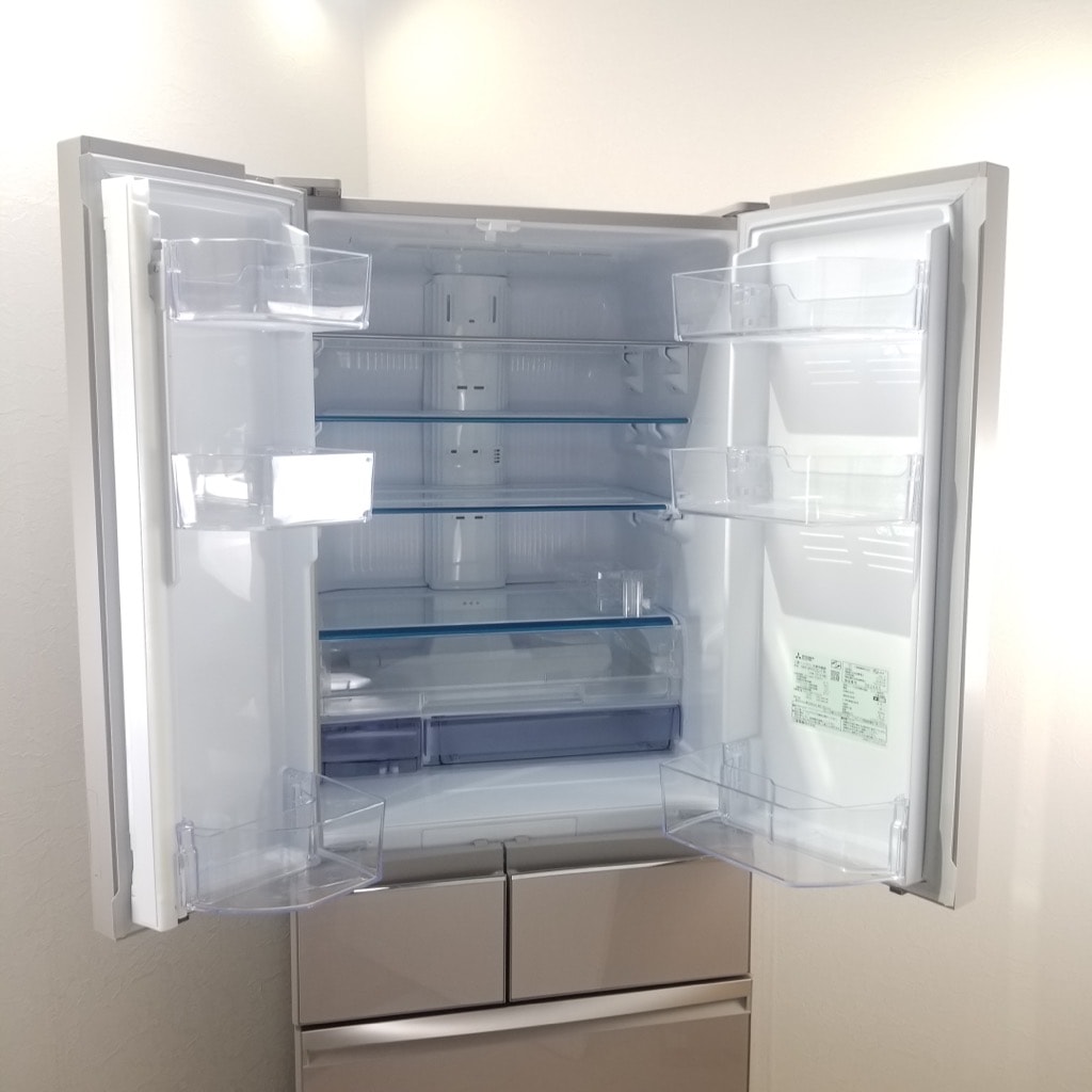三菱冷凍冷蔵庫 470L MR-WX47C-W 2018製 三菱電機MITSUBISHI冷蔵庫 MR
