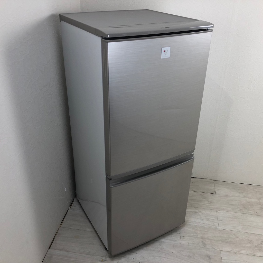 SHARP プラズマクラスター搭載冷蔵庫 137Lガラストップつけかえドア