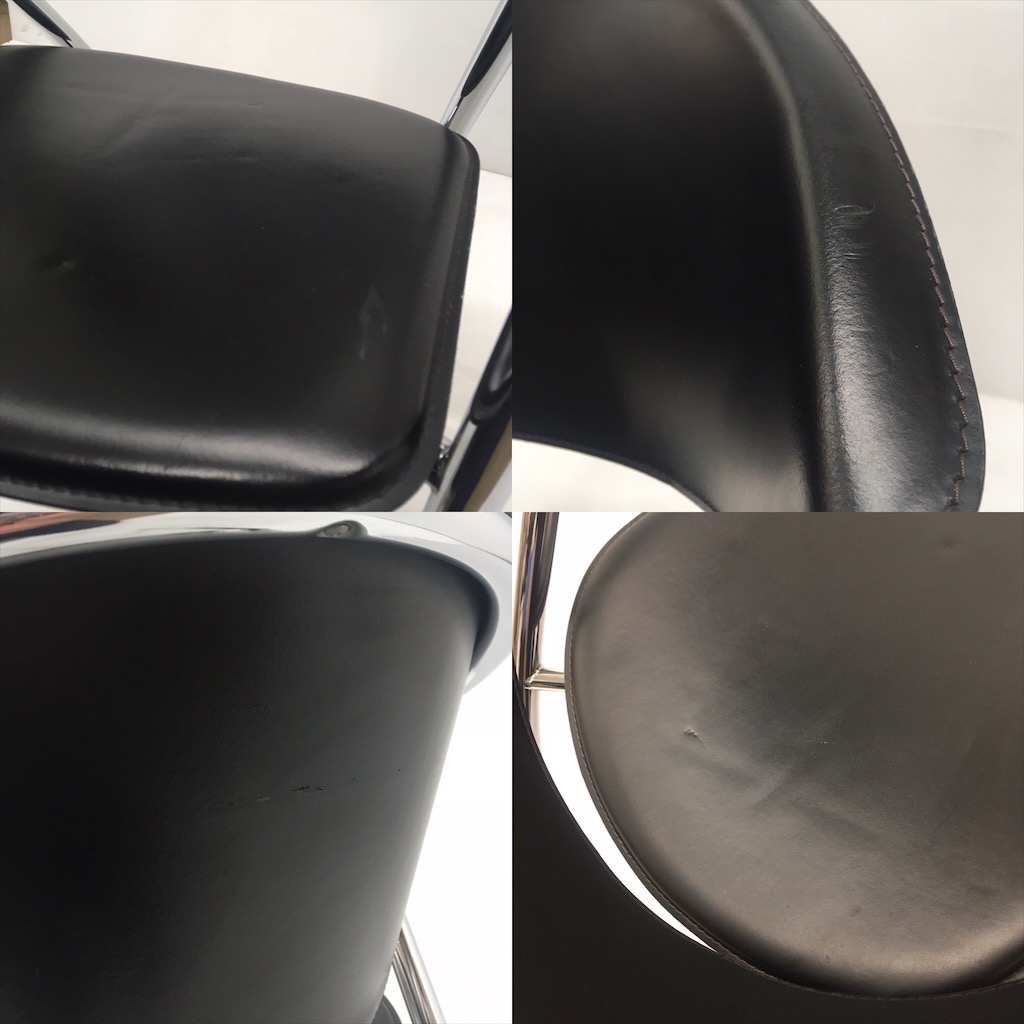 中古 Calligaris カリガリス Cicladi アームチェア レザー 2脚セット