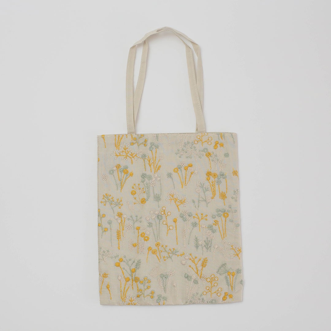小さな刺繍バッグ （倉敷意匠×点と線模様製作所） | かご・バッグ