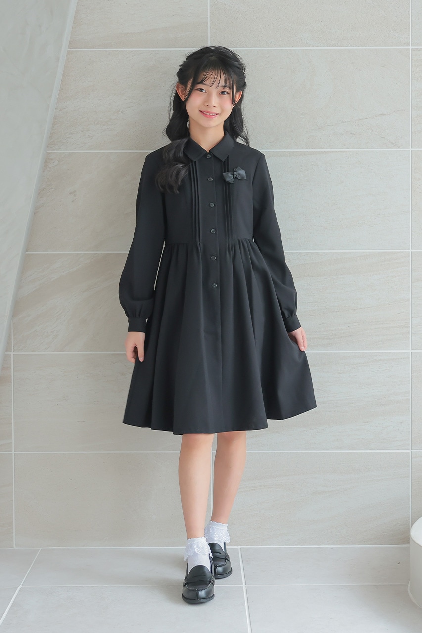 Girls タックリボンフォーマルワンピース 150cm｜結婚式のパーティー