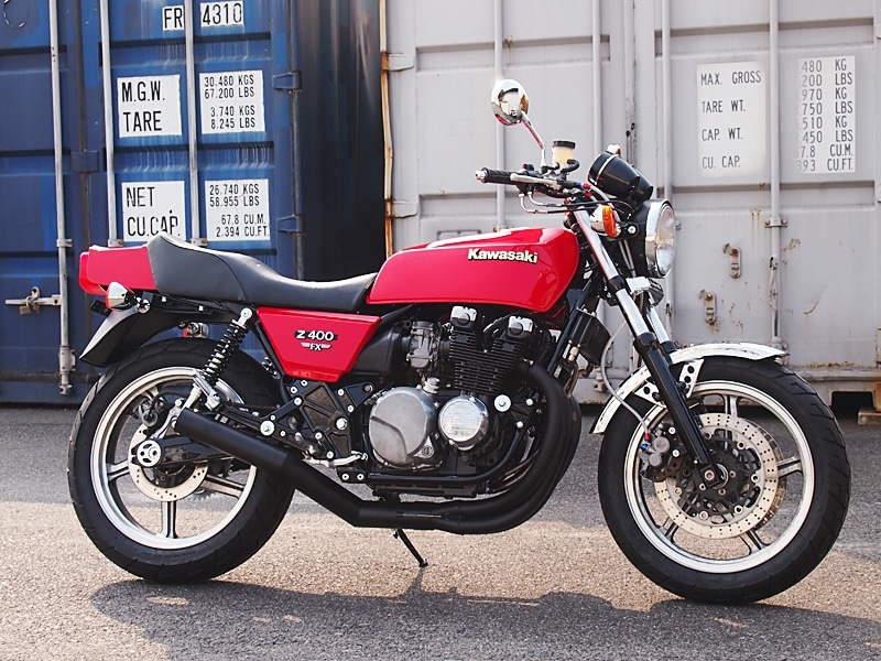 ゼファー400 FXタイプタンクセット(E1レッド)後期シート【納期はお