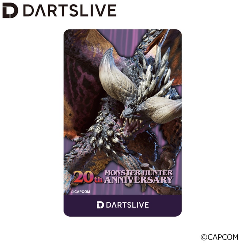 MONSTER HUNTER 20th ANNIVERSARY COLLABORATION DARTSLIVE CARD