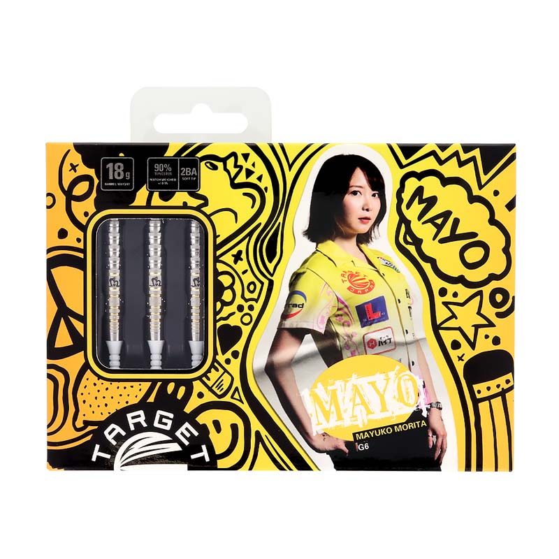 MAYO G6 MAX 2BA 森田真結子プロモデル ダーツ バレル【ターゲット】プライム MAYO G6 MAX 森田真結子モデル 210436
