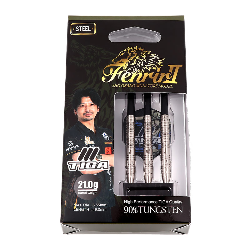 ダーツ バレル TIGA Fenrir2 フェンリル ティガ フェンリル2 ゴールド TIGA Fenrir2 GOLD ダーツ バレル 岡野翔