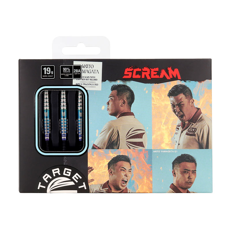 ダーツ SCREAM G1 MAX 21g 2BA PRIME SERIES】SCREAM G1 MAX 21g 2BA - AKITO YAMAGATA