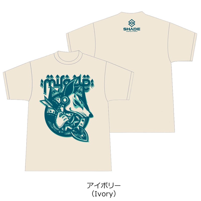 moreru Tシャツ □□□ 𝖙𝖔𝖚𝖗 𝖒𝖊𝖗𝖈𝖍 □□□□ ✞ 闇の軽音楽 ロンT (赤/青