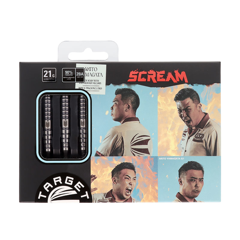 ダーツ SCREAM G1 MAX 21g 2BA PRIME SERIES】SCREAM G1 MAX 21g 2BA - AKITO YAMAGATA