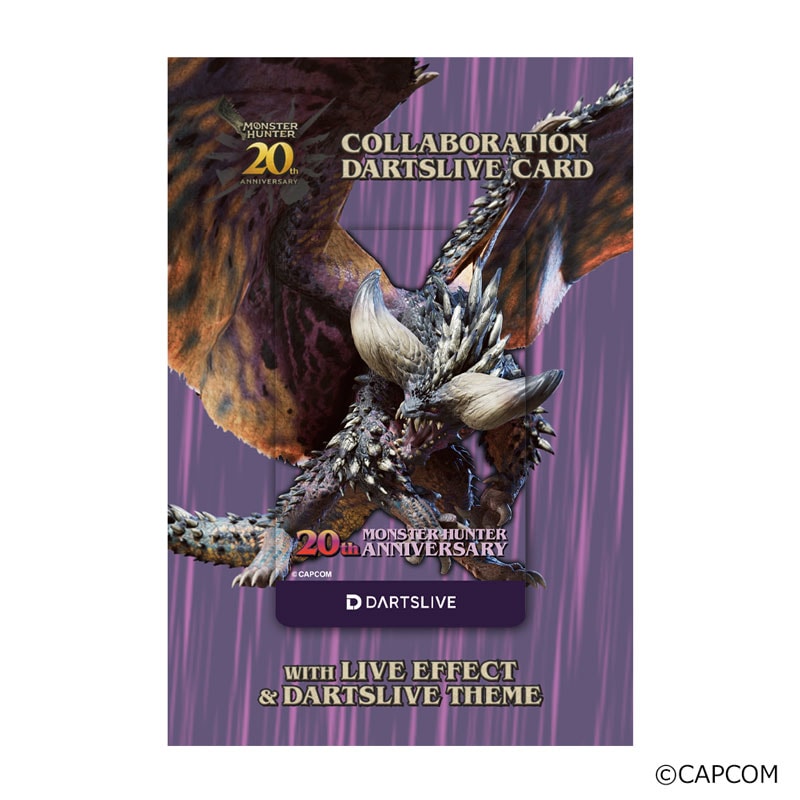 MONSTER HUNTER 20th ANNIVERSARY COLLABORATION DARTSLIVE CARD