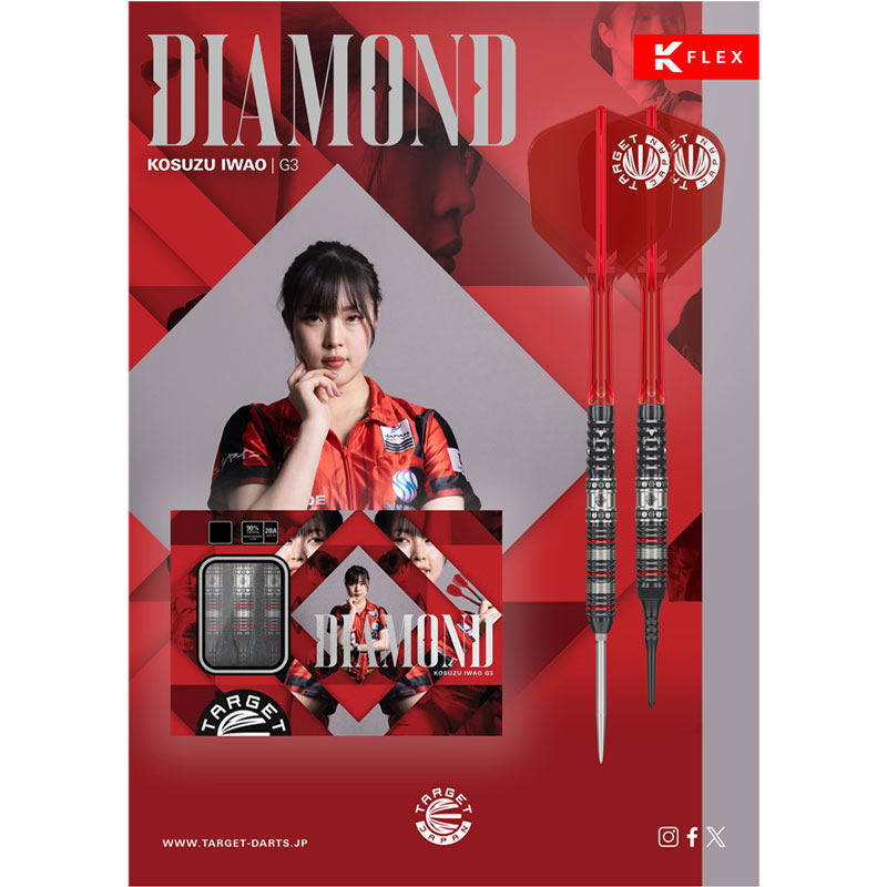 ダーツ TARGET 2BA PRIME SERIES DIAMOND G3 Target Japan Prime Series Diamond G3 Swiss Point 90% Darts