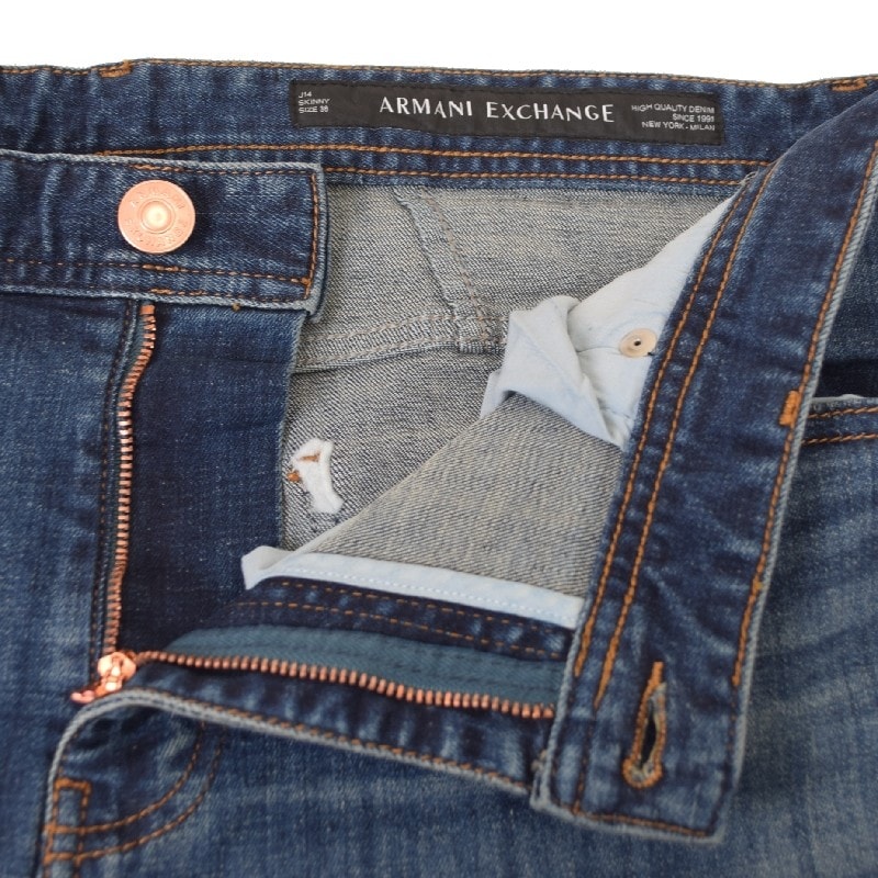 極美品✨アルマーニエクスチェンジ デニムパンツ ストレッチ イーグル