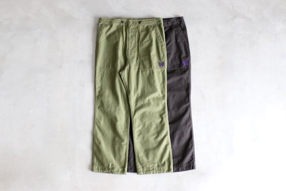 Needles - String Fatigue Pant - ニードルズ Needles String Fatigue Pant Back Sateen Olive