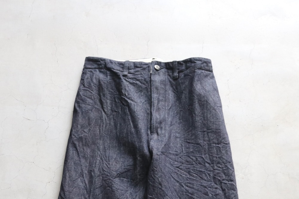 WOMEN'S】TOUJOURS（トゥジュー）“Back String Waist Overalls - 14OZ