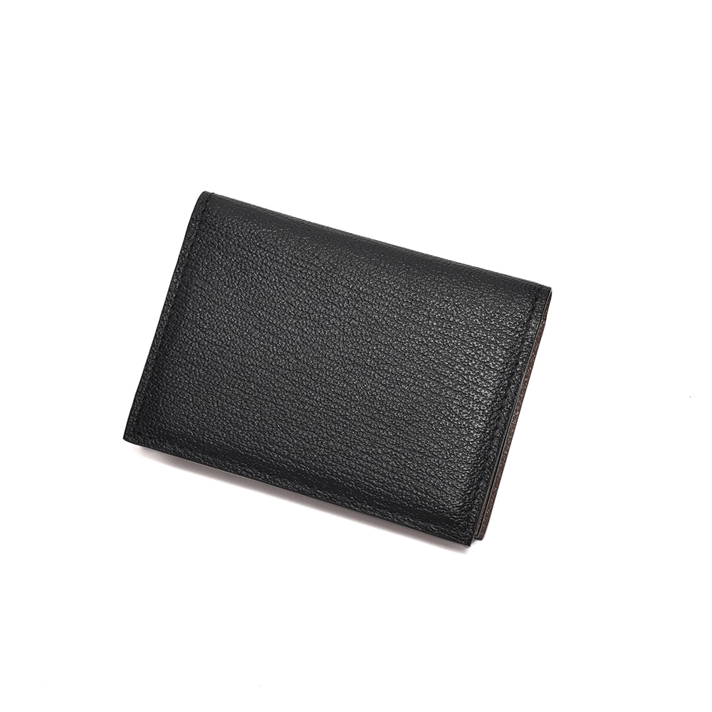L'arcobaleno ラルコバレーノ 名刺入れ LA351GT BLACK×GRAY 【国内正規