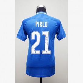 ピルロ直筆サイン入りイタリア代表2012ホームユニフォーム | THE DUGOUT