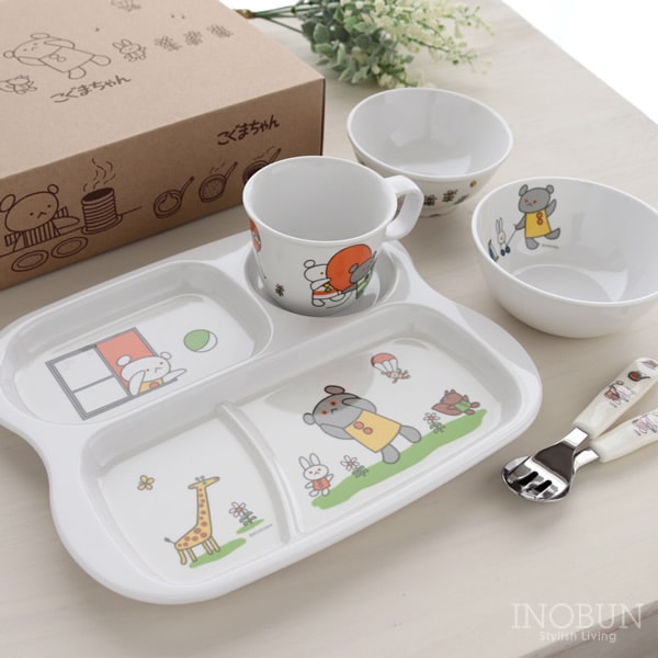 こぐまちゃん メラミン食器 ベビーギフトセット お食い初め 日本製