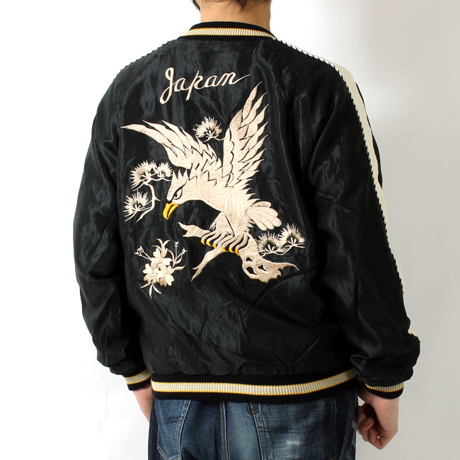 テーラー東洋(TAILOR TOYO) リバーシブルスカジャン WHITE EAGLE×GOLD