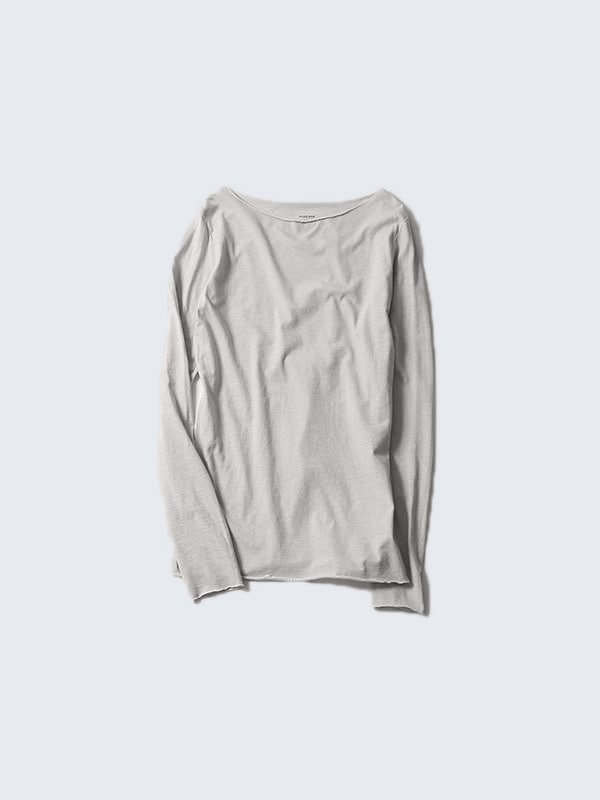 evam eva｜cotton cut&sew boat neck pullover｜ladies',tops