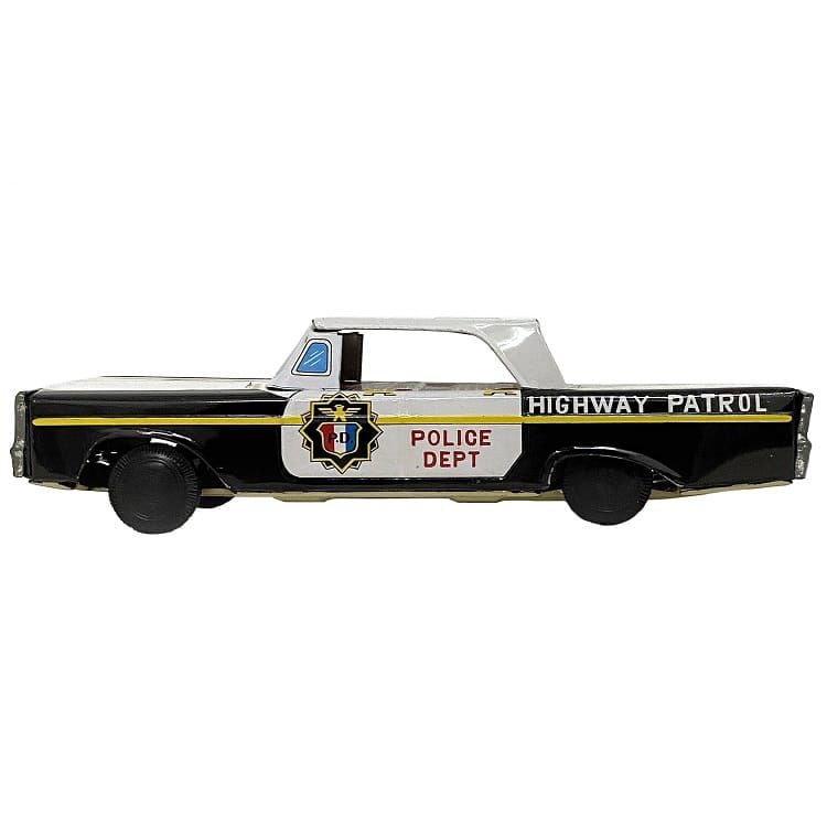 パトカー おもちゃ 自動車 乗り物 ブリキ 中古 玩具 ヴィンテージ 昭和