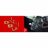DDM FIAT/ABARTHコラムエクステンダーアルカンターラxレッドステッチ