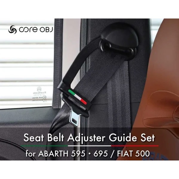 core OBJ シートベルトアジャスターガイドセット for ABARTH 595・695