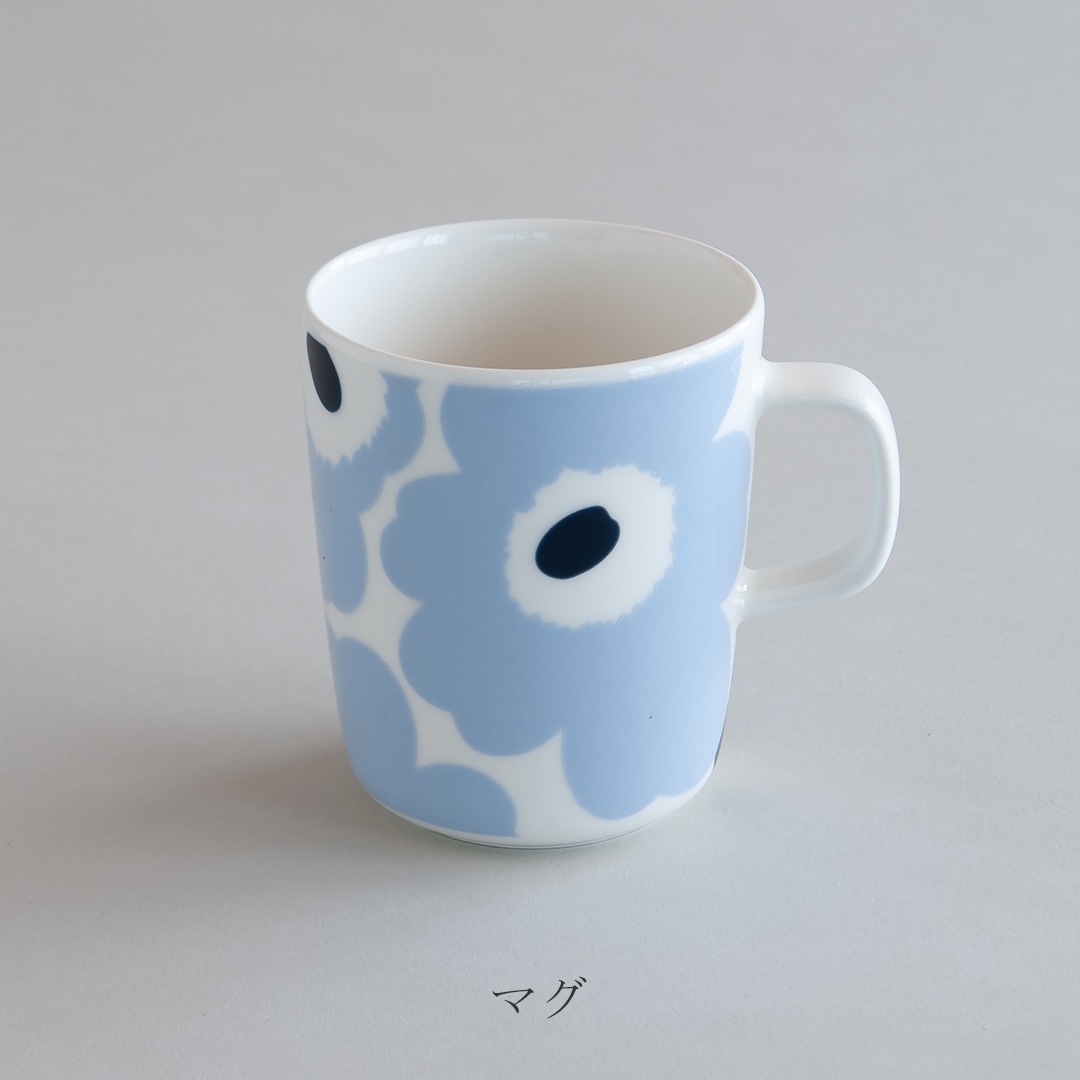 ウニッコ ライトブルー×ホワイト（マリメッコ／marimekko） フリー