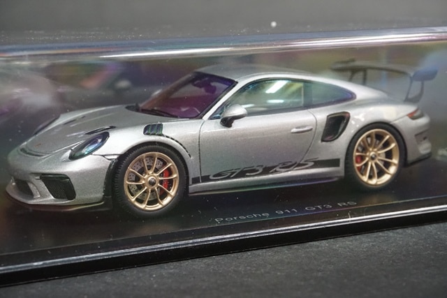 1/43 スパーク S7627 ポルシェ 911 GT3 RS シルバー, Boost Gear
