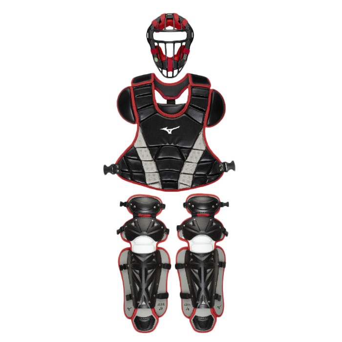 野球 ミズノ 小学生軟式ゴムソフト捕手防具3点セット mizuno ジュニア