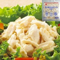 冷凍】蒸し鶏ささみほぐし身IQF 500G (株式会社ニチレイフーズ/鶏加工