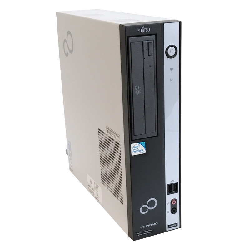 富士通 ESPRIMO D581/D 液晶モニタ付 Windows XP PentiumG630 メモリ