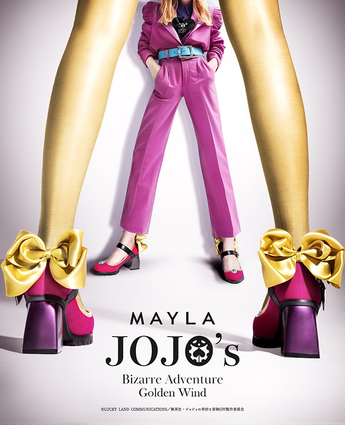 ジョジョの奇妙な冒険 黄金の風】MAYLA マイラ アイコニック シューズ