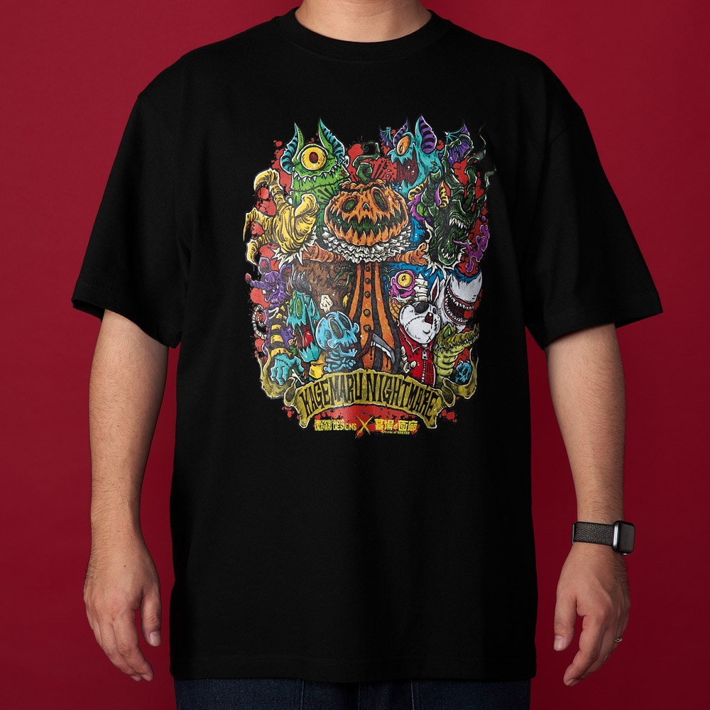 KAGEMARU DESIGNS/KAGEMARU DESIGNS Tシャツ/ブラック｜墓場の画廊