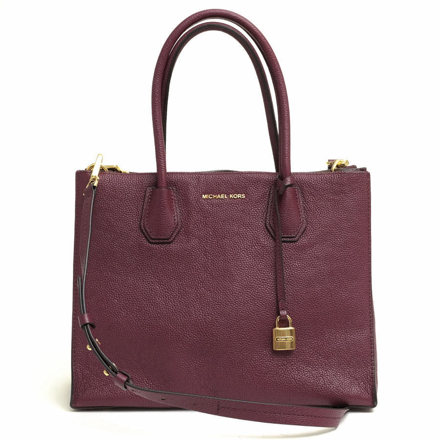 Michael Kors MERCER マーサー / マイケルコース ペブルドレザー 牛革