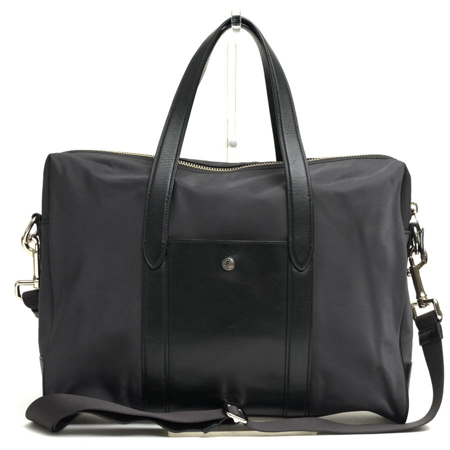 COACH 71782 Metropolitan Messenger In Pebble Leather ペブルド