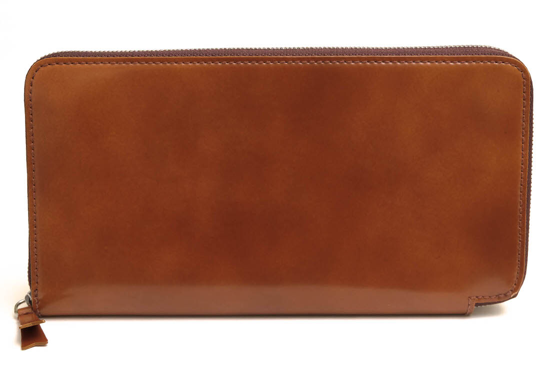 ARTS＆CRAFTS CORDOVAN ACC ROUND-ZIP LONG WALLET / アーツアンド