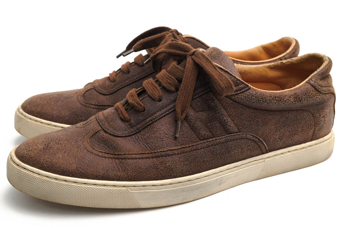 HERMES Quicker sneaker クイッカー / エルメス Hディテール 牛革