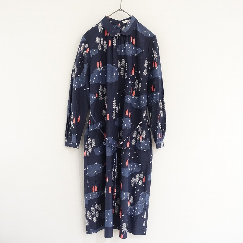 定価8.2万】ミナペルホネン mina perhonen forest village シルク