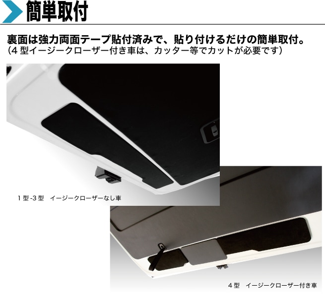 ハイエース200系 リアゲートガード バックドアの保護に |ベッドキット