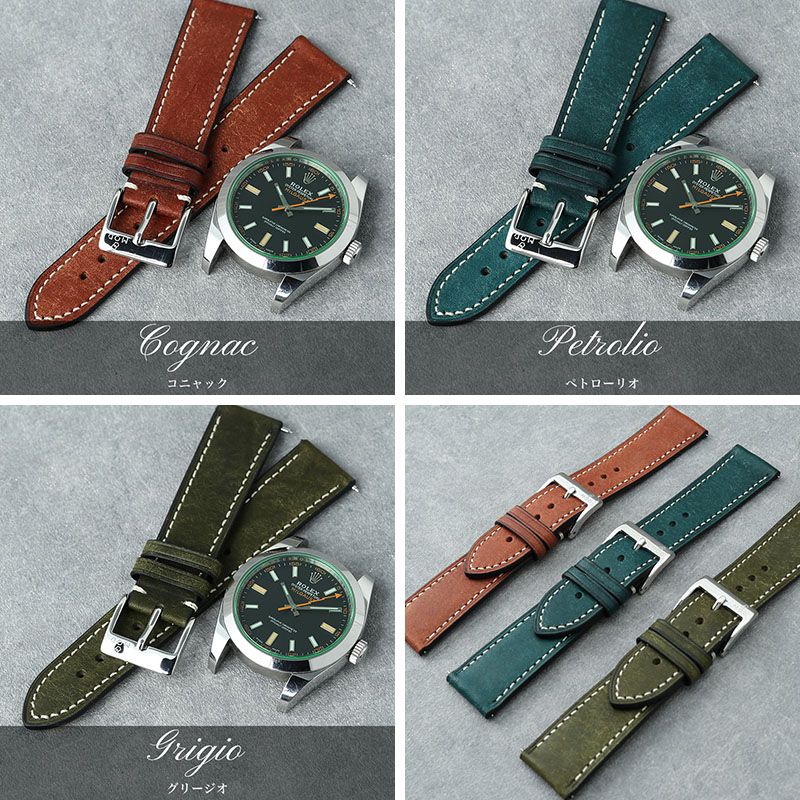ROLEX ロレックス 対応】MOD PUEBLO LEATHER STRAP プエブロ レザー