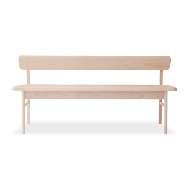 ibata直営 MapleRich メープルリッチ 背付ベンチ｜CHAIR｜飛騨の家具