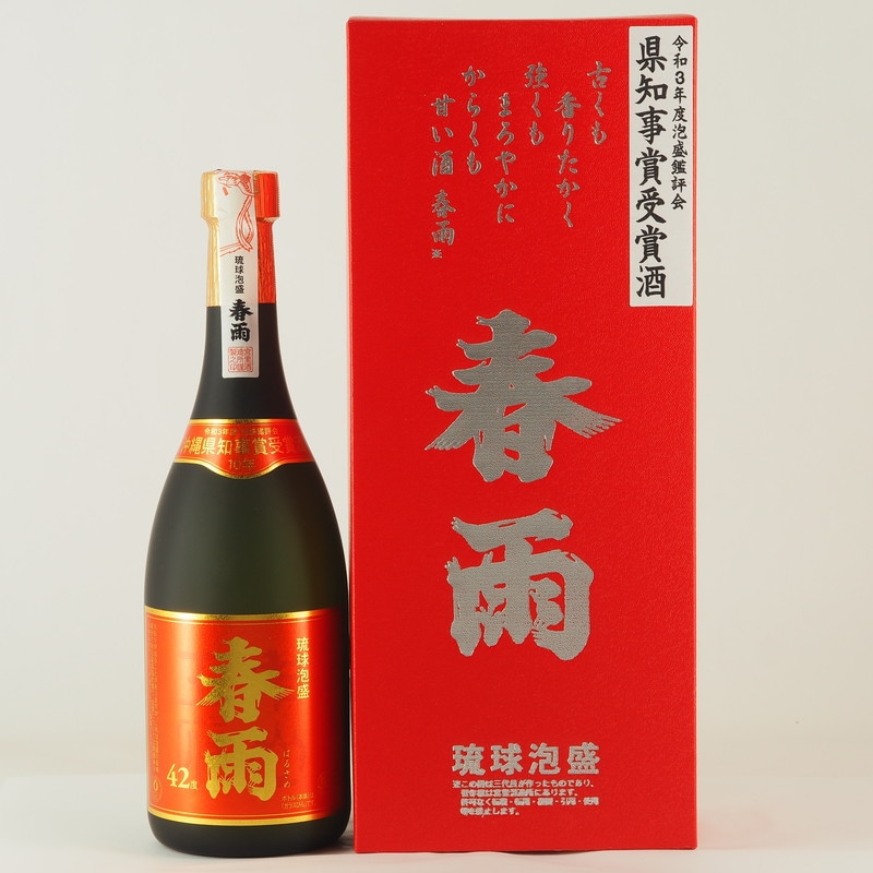 琉球泡盛 宮里酒造所 春雨 秘蔵酒 粗濾過 44度 1800ml 10年古酒 琉球