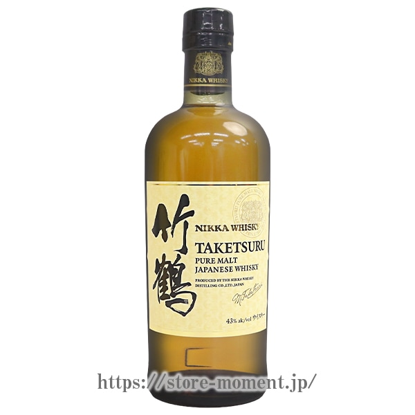 ニッカ 竹鶴 ピュアモルト 白ラベル 箱なし │ NIKKA TAKETSURU PURE
