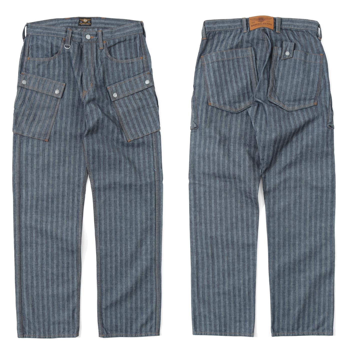 Herringbone Wide Cargo Pants / ヘリンボーンワイドカーゴパンツ